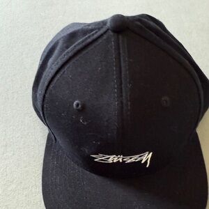 Stussy Black Snapback Hat Streetwear Essential